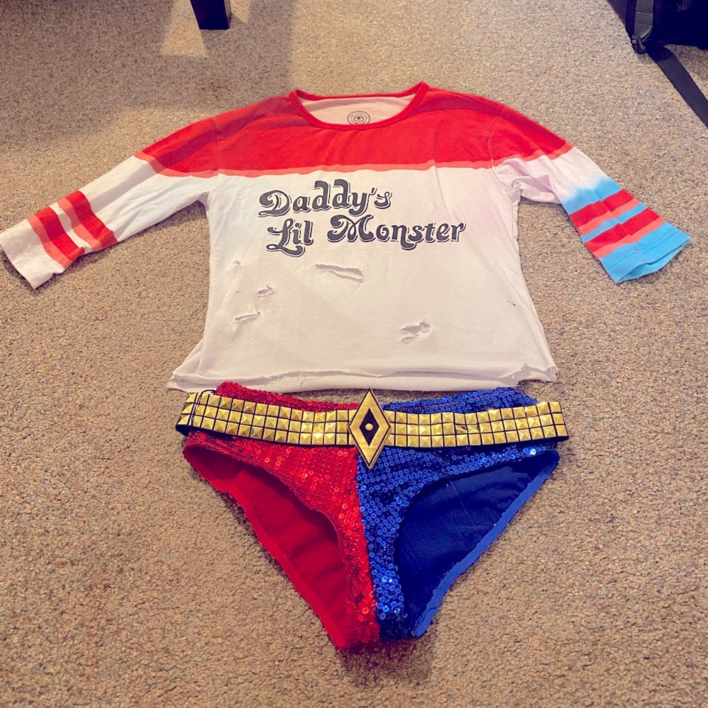 Harley Quinn Sequin Costume - Suicide Squad